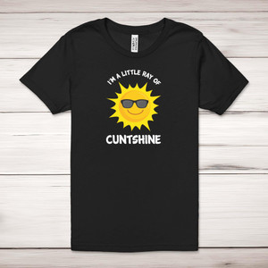 Cuntshine - Rude Adult T-Shirts - Slightly Disturbed - Image 1 of 10