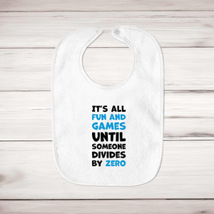 Divide By Zero - Geeky Bibs - Slightly Disturbed - Image 1 of 4