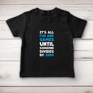 Divide By Zero - Geeky Baby T-Shirts - Slightly Disturbed - Image 4 of 4