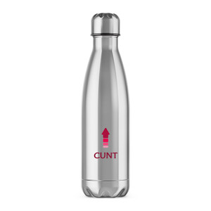 Cunt Arrow - Rude Water Bottles - Slightly Disturbed - Image 1 of 6