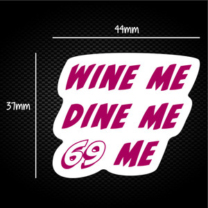 Wine Me - Rude Sticker Packs - Slightly Disturbed - Image 1 of 1