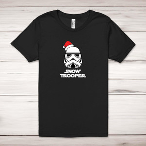 Snow Trooper - Geeky Adult T-Shirts - Slightly Disturbed - Image 1 of 10