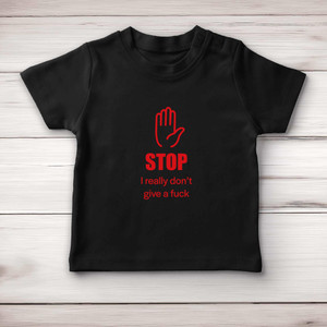 Stop - Rude Baby T-Shirts - Slightly Disturbed - Image 4 of 4