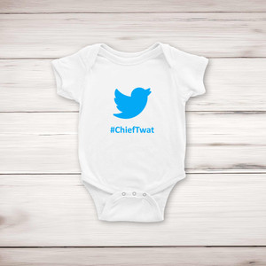 Twitter #ChiefTwat - Rude Babygrows & Sleepsuits - Slightly Disturbed - Image 1 of 4