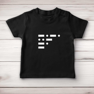 Morse Code Cunt - Rude Baby T-Shirts - Slightly Disturbed - Image 4 of 4