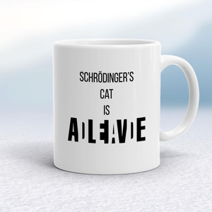 Schrodinger's Cat - Geeky Mugs - Slightly Disturbed - Image 1 of 18