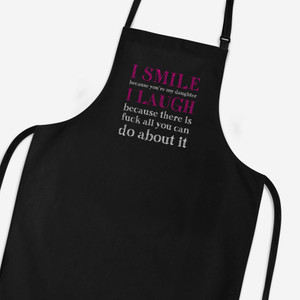 I Smile Because You're My Mother - Rude Aprons - Slightly Disturbed - Image 1 of 6