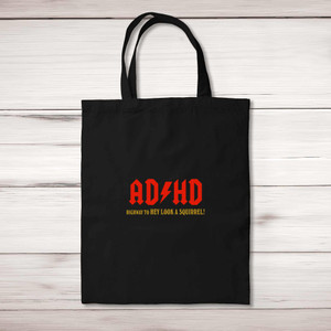 ADHD - Rude Tote Bags - Slightly Disturbed