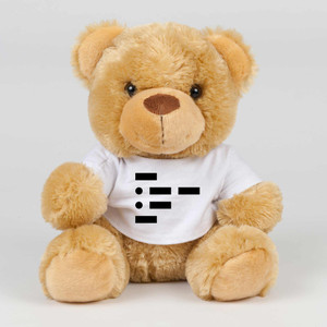 Morse Code Twat - Rude Swear Bear - Slightly Disturbed - Image 1 of 2