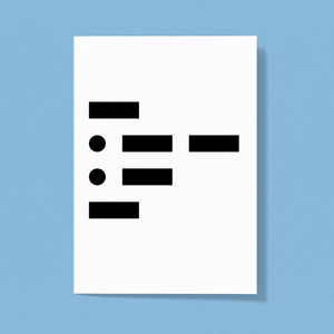 Morse Code Twat - Rude Greeting Cards - Slightly Disturbed - Image 1 of 1