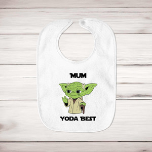 Mum Yoda Best - Geeky Bibs - Slightly Disturbed - Image 1 of 4