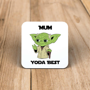 Mum Yoda Best - Geeky Coaster - Slightly Disturbed - Image 1 of 1