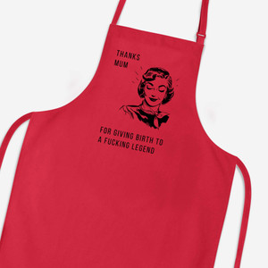 Thanks Mum - Rude Aprons - Slightly Disturbed - Image 1 of 2