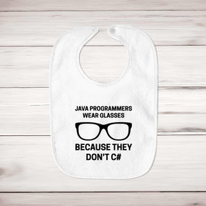 Java Programmers - Geeky Bibs - Slightly Disturbed - Image 1 of 3