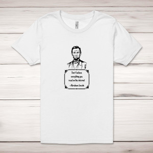 Dont Believe Everything - Novelty Adult T-Shirts - Slightly Disturbed - Image 1 of 7