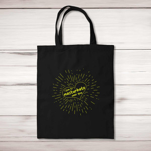 Masturbate Over You - Rude Tote Bags - Slightly Disturbed