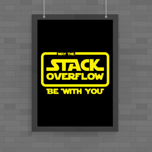 Stack Overflow - Geeky Posters - Slightly Disturbed - Image 1 of 1