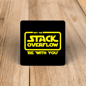 Stack Overflow - Geeky Coaster - Slightly Disturbed - Image 1 of 1