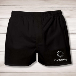 I'm Thinking - Novelty Men's Underwear - Slightly Disturbed - Image 1 of 2