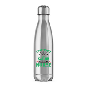 Curse Like A Nurse - Novelty Water Bottles - Slightly Disturbed - Image 1 of 6