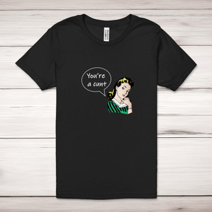 Speech Bubble Cunt - Rude Adult T-Shirts - Slightly Disturbed - Image 1 of 12