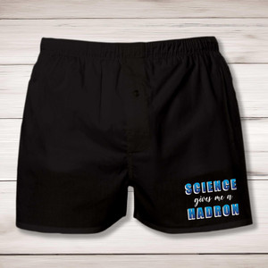 Science Gives Me A Hadron - Geeky Men's Underwear - Slightly Disturbed - Image 1 of 2