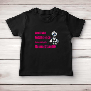 Natural Stupidity - Geeky Baby T-Shirts - Slightly Disturbed - Image 4 of 4