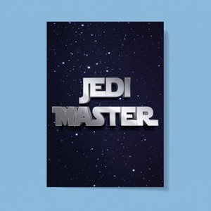 Jedi Master - Geeky Greeting Cards - Slightly Disturbed - Image 1 of 1