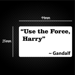 Use The Force - Geeky Sticker Packs - Slightly Disturbed - Image 1 of 1