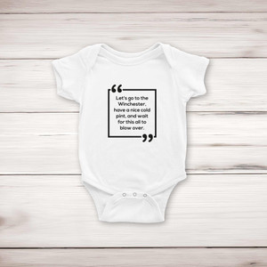 Go To The Winchester - Novelty Babygrows & Sleepsuits - Slightly Disturbed - Image 1 of 4