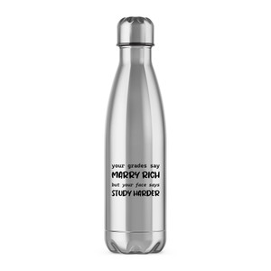 Study Harder - Novelty Water Bottles - Slightly Disturbed - Image 1 of 6