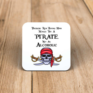 Drinking Rum - Novelty Coaster - Slightly Disturbed - Image 1 of 1