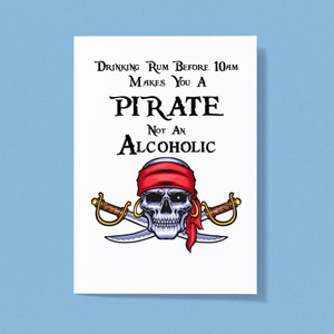 Drinking Rum - Novelty Greeting Cards - Slightly Disturbed - Image 1 of 1