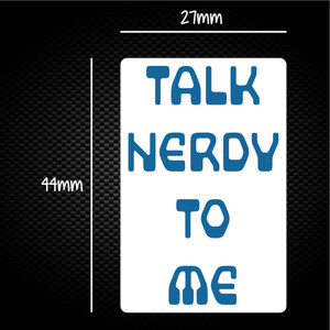 Talk Nerdy To Me - Geeky Sticker Packs - Slightly Disturbed - Image 1 of 1