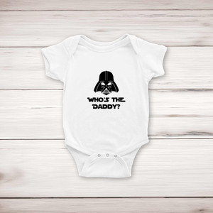 Who's The Daddy - Geeky Babygrows & Sleepsuits - Slightly Disturbed - Image 1 of 4