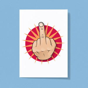 Up Yours - Rude Greeting Cards - Slightly Disturbed - Image 1 of 1