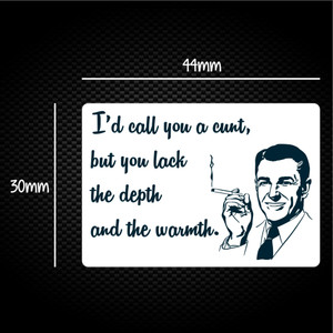 The Depth and the Warmth - Rude Sticker Packs - Slightly Disturbed - Image 1 of 1