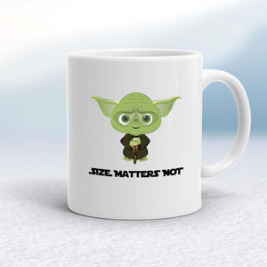 Size Matters Not - Novelty Mugs - Slightly Disturbed - Image 1 of 16