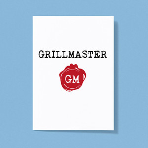 Grillmaster - Novelty Greeting Cards - Slightly Disturbed - Image 1 of 1