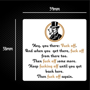 Hey You There - Rude Sticker Packs - Slightly Disturbed - Image 1 of 1