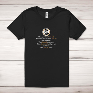 Hey You There - Rude Adult T-Shirts - Slightly Disturbed - Image 1 of 11