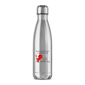Devil On My Shoulder - Rude Water Bottles - Slightly Disturbed - Image 1 of 6