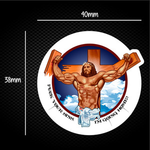 Fuck Your Sins - Rude Sticker Packs - Slightly Disturbed - Image 1 of 1