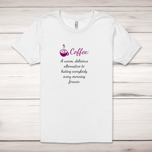 A Warm Delicious Alternative - Novelty Adult T-Shirts - Slightly Disturbed - Image 1 of 7