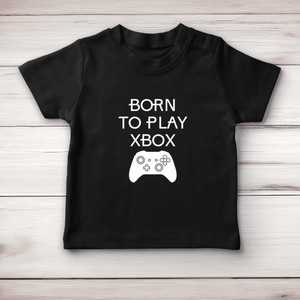 Born to Play Xbox - Novelty Baby T-Shirts - Slightly Disturbed - Image 4 of 4