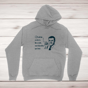 Cunt Describes You Best - Rude Hoodies - Slightly Disturbed - Image 1 of 1