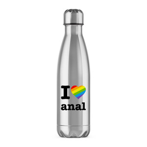 I Love Anal Pride - Rude Water Bottles - Slightly Disturbed - Image 1 of 3