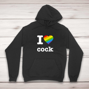 I Love Cock Pride - Rude Hoodies - Slightly Disturbed - Image 1 of 2
