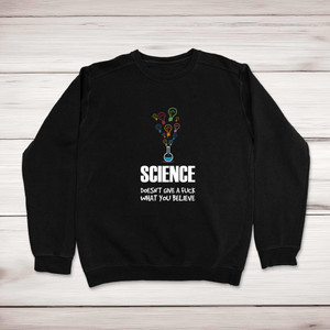 Science Doesn't Give A Fuck - Rude Sweatshirts - Slightly Disturbed - Image 1 of 2