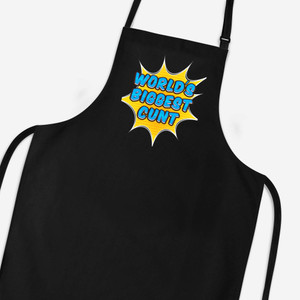 World's Biggest Cunt - Rude Aprons - Slightly Disturbed - Image 1 of 3